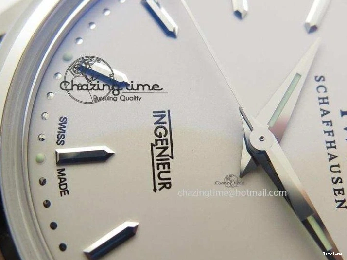 MIROTIME 0105 RelaxedFit Ingeniuer St.Laurens SS White Dial MKF 1:1 V2 Best Edition On Black Leather Strap A 7355